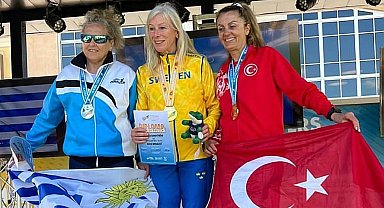 Master milli atlet Karadağ'dan Bronz madalya