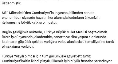 Meclis Başkanı Kurtulmuş'tan 'Dünya Kadınlar Günü' mesajı