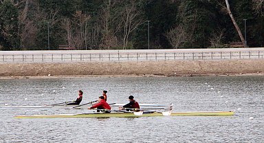 Meriç Nehri'nde Büyükler Türkiye Kürek Şampiyonası hazırlıkları tamamlandı