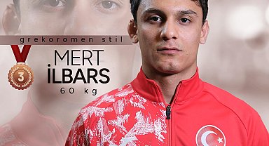 Mert İlbars, U23 Avrupa Güreş Şampiyonası'nda bronz madalyanın sahibi oldu