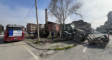 Metan gazı yanan alanda sondaj bitti