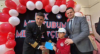 Muğla'da 1'inci sınıf öğrencilerinden Mehmetçiğe mektup