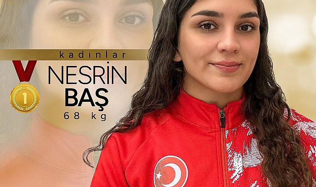 Nesrin Baş, U23 Avrupa Güreş Şampiyonası'nda 68 kilogramda altın madalyanın sahibi oldu