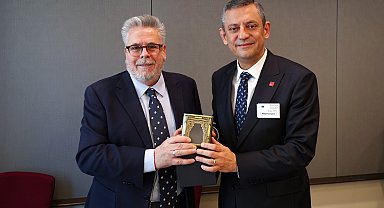 Özgür Özel, Avrupa Parlamentosu Türkiye Raportörü Amor ile bir araya geldi