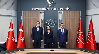 Özgür Özel, DEM Parti'li Bakırhan ve Hatimoğulları ile görüştü; Zemin parlamentodur