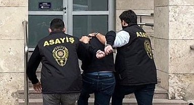 Protesto sırasında polisi tehdit eden şüpheli gözaltına alındı