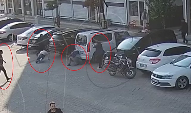 Saldırıya uğrayan kocasını tabancayla korumaya çalıştı