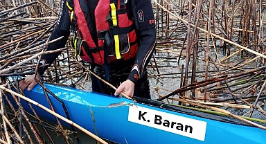 Sapanca Gölü'nde kaybolan Kaan Ege'nin kanosu bulundu