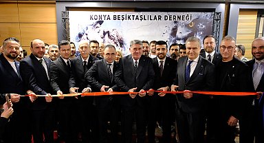 Serdal Adalı, Konya Beşiktaşlılar Derneği'nin açılışını yaptı