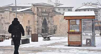 Sivas'ta kar yağışı