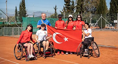 Tekerlekli Sandalye A Milli Kadın Tenis Takımı Avrupa elemelerinde finalde