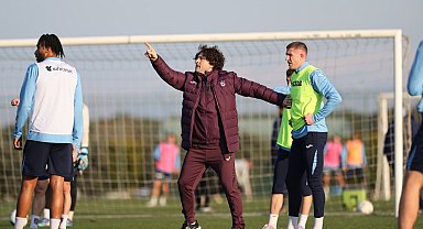 Trabzonspor'un yeni teknik direktörü Fatih Tekke ilk antrenmanına çıktı