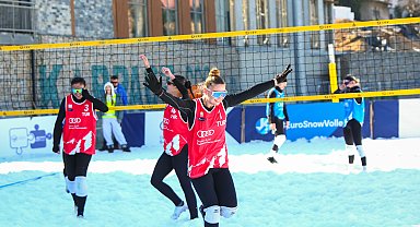 Türkiye U20 Kadın Kar Voleybolu Milli Takımı, namağlup Avrupa şampiyonu