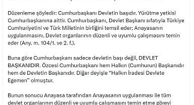 Uçum: Cumhurbaşkanına saygı, anayasal düzene uymanın bir gereğidir