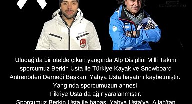 Uludağ'da otel yangını; 2 ölü