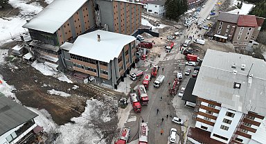 Uludağ'da otel yangını; 2 ölü