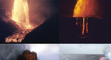 USGS, Kilauea Yanardağı'nın görüntülerini paylaştı