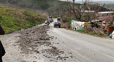 Yola beton döken kamyonun sahibi firmaya ceza