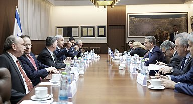 Yunanistan Başbakanı Miçotakis, Netanyahu ve Herzog ile görüştü