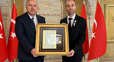 Zeytin Dalı Harekatı gazisine Devlet Övünç Madalyası verildi