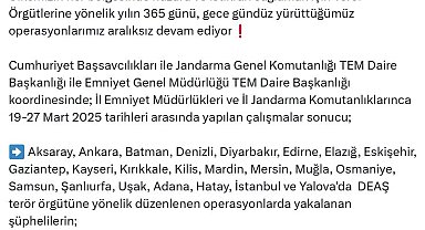 23 ilde DEAŞ operasyonu: 105 gözaltı