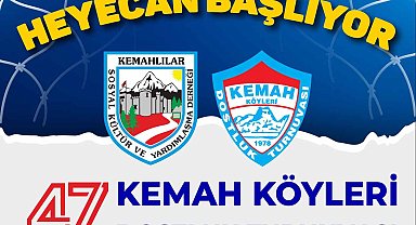 47. Kemah Köyleri Dostluk Turnuvası heyecanı başlıyor