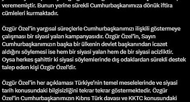 AK Parti'li Çelik: Özgür Özel, CHP'yi siyaset karşıtı bir kampanya partisine dönüştürmektedir