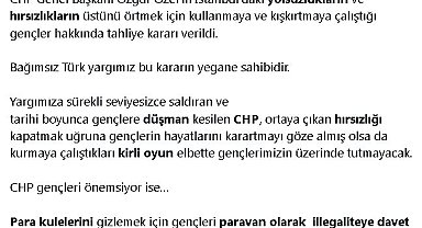 AK Parti'li İnan: CHP, gençleri illegaliteye davet etmeye son vermelidir