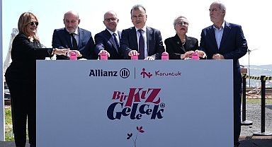 Allianz Türkiye ve Koruncuk Vakfı'ndan kız çocuklarına destek: Yeni yurt binasının temeli atıldı