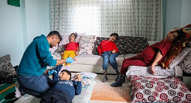 ALS hastası 4 kardeşe fizik tedavi desteği sağlandı