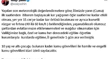 Ankara'da eğitime 'kar' engeli
