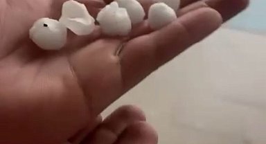 Ankara'da sağanak ve dolu etkili oldu