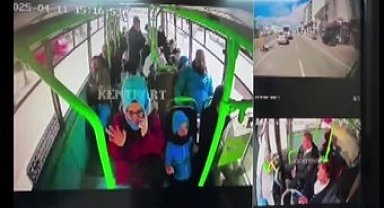 Annesiyle yolculuk ederken fenalaşan çocuk, halk otobüsüyle hastaneye götürüldü