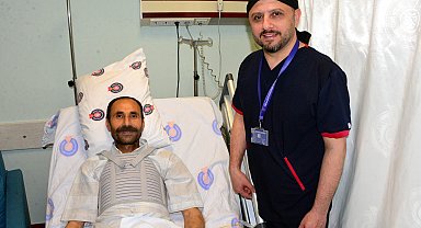 Aort damarı genişleyen hasta, 6 saat süren operasyonla sağlığına kavuştu