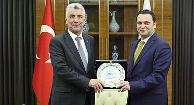 Bakan Bolat, EVFED Yönetim Kurulu Başkanı Kaplangı'yı kabul etti