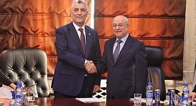 Bakan Bolat, Suriye Ulaştırma Bakanı Bedir ile bir araya geldi