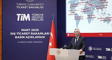 Bakan Bolat: Tarihimizin en yüksek ikinci mart ayı ihracat rakamını elde ettik