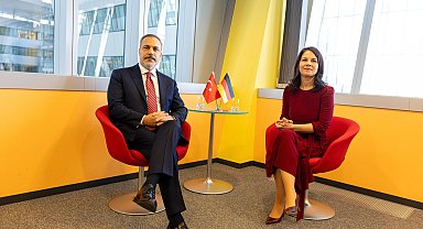 Bakan Fidan, Alman mevkidaşı Baerbock ile bir araya geldi
