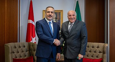 Bakan Fidan, Cezayir Dışişleri Bakanı Attaf ile bir araya geldi