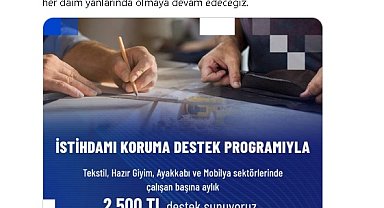 Bakan Kacır: 20 bin 354 işletmenin yaklaşık 530 bin istihdamı koruma altına alındı