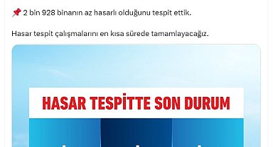 Bakan Kurum: İstanbul'da 2 bin 928 bina az hasarlı