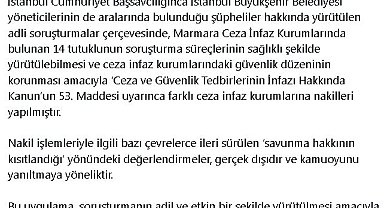 Bakan Tunç'tan, Marmara Ceza İnfaz Kurumlarındaki nakillere ilişkin açıklama