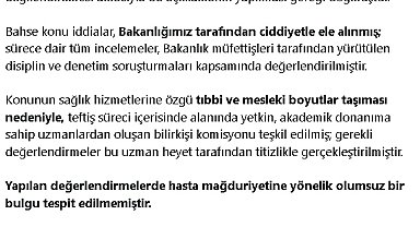 Bakanlıktan, 'Muğla Eğitim ve Araştırma Hastanesi' hakkındaki iddialara ilişkin açıklama