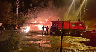 Balıkesir'de balık restoranındaki yangında 1 kişi yaralandı