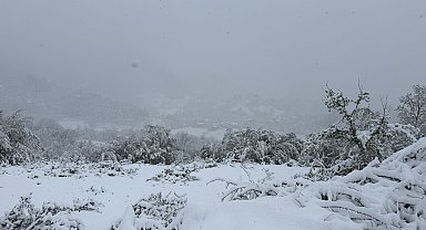Bartın'da kar yağışı