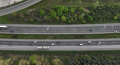 Bayram tatili dönüşü Anadolu Otoyolu'nda trafik akıcı