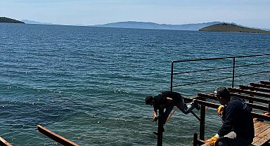 Bodrum'da sitenin kaçak iskelesi yıkıldı; 3 milyon TL ceza kesildi