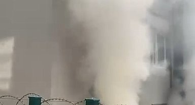 Bursa'da 5 katlı binada yangın