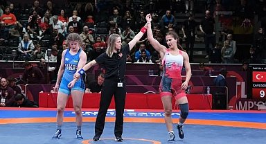 Büyük Kadınlar Avrupa Güreş Şampiyonası'nda ilk gün 4 madalya