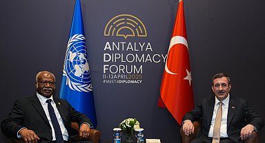 Cevdet Yılmaz, BM 79'uncu Genel Kurul Başkanı Yang ile bir araya geldi